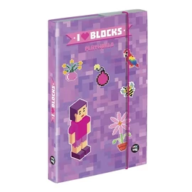 *60557-003 FÜZETBOX A5 OXY BAG  vegyes minták (Playworld Girl, 15.19509)