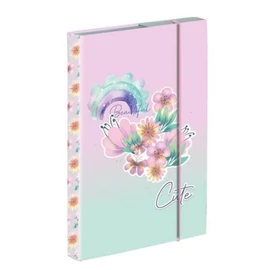 FÜZETBOX A5 OXY BAG PP vegyes minták (Flowers, IMO-KPP-6-52025)
