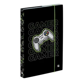 FÜZETBOX A4 OXY BAG PP vegyes minták (Gamer, IMO-KPP-1-70125/15.70125)