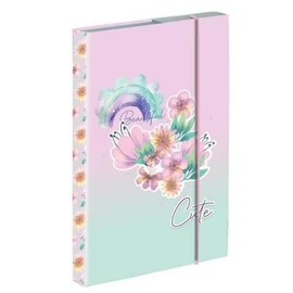 FÜZETBOX A4 OXY BAG PP vegyes minták (Flowers, IMO-KPP-6-50025)