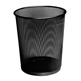 PAPIRKOSÁR fémhálós 20l BLUERING fekete 29,5*33cm