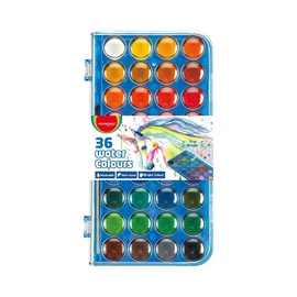 VÍZFESTÉK 23mm 36+ecset KEYROAD  müa. dobozban