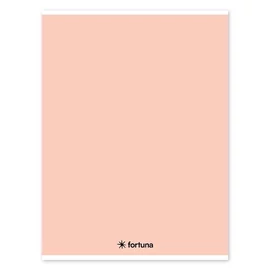 FÜZET A4 FORTUNA Monocolor Pasztell vonalas 32l vegyes szín (barack, 01.02104)