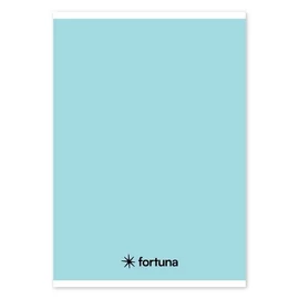 FÜZET A5 FORTUNA Monocromo vonalas pasztell színek 32 lapos (kék, 01.02086)