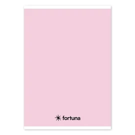 FÜZET A5 FORTUNA Monocromo vonalas pasztell színek 32 lapos (rózsaszín, 01.02090)
