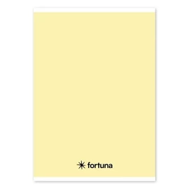 FÜZET A5 FORTUNA Monocromo vonalas pasztell színek 32 lapos (sárga, 01.02089)