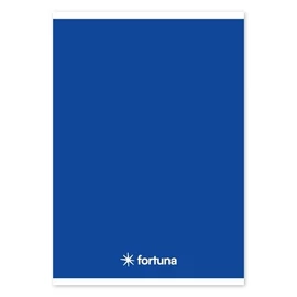FÜZET A5 FORTUNA Monocolor vonalas élénk színek 32 lapos (sötétkék, 01.02075)