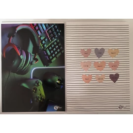 FÜZET A4  STREET 52l kockás S-Line vegyes mintás 231898