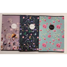 FÜZET A4  STREET 54l kockás Flowers vegyes mintás 65702