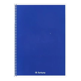 FÜZET spirál A4 FORTUNA Monocolor élénk szín = 70l (sötétkék, 01.02126)