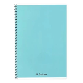 FÜZET spirál A5 FORTUNA Monocromo pasztell színek = 70l (kék, 01.02120)