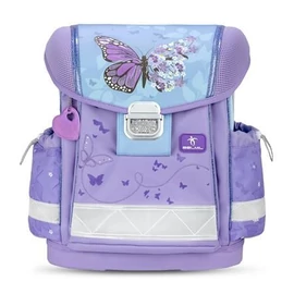 Iskolatáska Belmil Classy merev falú  403-13/25 (Purple Blue Butterfly, BL40313AG61L)