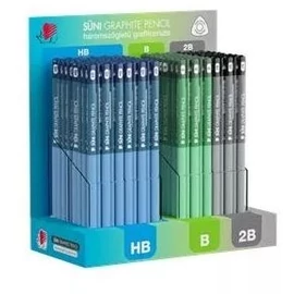 GRAFIT Süni háromszögletű Dark Pastel HB, B, 2B (B)