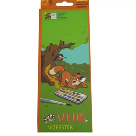 *61009 VÍZFESTÉK 12 nagygombos Creative Jungle Vuk 28ml