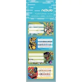 *61087 FÜZETCIMKE NEBULO 12db/cs. vegyes minták