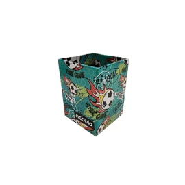 *61088-002 IRÓSZERTARTÓ szögletes karton NEBULO vegyes minták (foci, ITP-FOCI)
