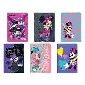 *61162 FÜZET A5 Statovac Play Minnie Mouse 50l kockás csillogós