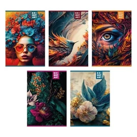 *61168 FÜZET A4 pd kockás 60l Brightart