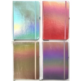 *61193 NAPLÓ A5 gyöngyház gumis, tolltartóval 5803-24