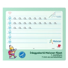 *61308 FÜZET írásgyakorló A4 SÜNI Sulikész 1.oszt Meixner-féle fekvő