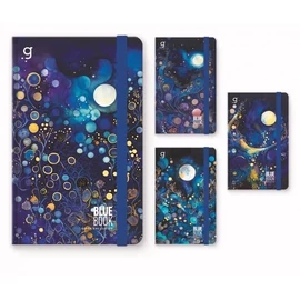 *61378 BEÍRÓFÜZET GIPTA Blue Book vonalas 96l 17*24cm keményfedeles 7413