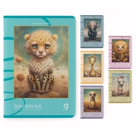 *61389 FÜZET A4 GIPTA Savanna 60lap karton vonalas  7382