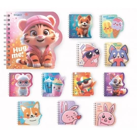 *61401 NOTESZ spirál A/6 GIPTA Tiny Notes keményfedeles, stancolt 60l sima 7647