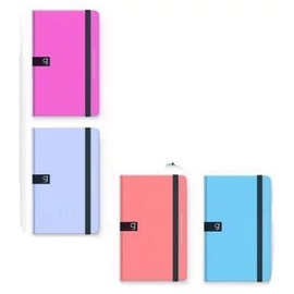 *61421 BEÍRÓFÜZET GIPTA Lead Notes = 80l 9*17cm keményfed., gumis 6978