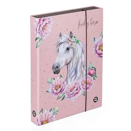 *61444 FÜZETBOX A4 OXY BAG Jumbo Horse Romantic