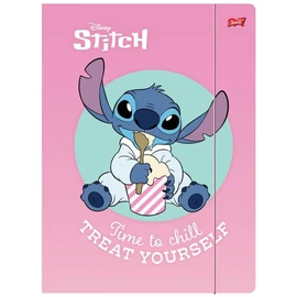 *61518-001 GUMIS DOSSZIÉ A4 UNIPAP Lilo és Stitch (rózsaszín, 02.01556)
