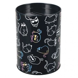 *61523 PERSELY fém STARPAK fekete cicás  12*8cm