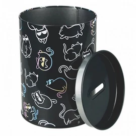 *61523 PERSELY fém STARPAK fekete cicás  12*8cm