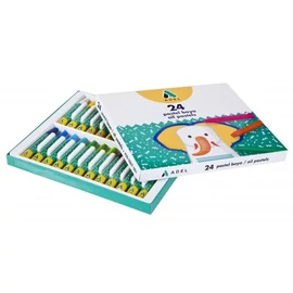 *61563 ZSÍRKRÉTA 24 Olajpasztell Adel hatszögletű papírdobozos 0867001