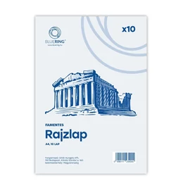 *61620 RAJZLAP A4 famentes 10 ív/csom. fóliázva BLUERING