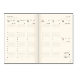 *61677 HATÁRIDŐNAPLÓ 2026 B5 heti Period Chamois körbevarrott