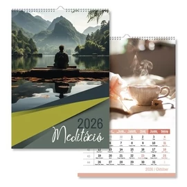 *61679 FALINAPTÁR 2026 pd A3 Meditáció 30*42 spirálozott
