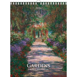 *61700 FALINAPTÁR 2026 művész Gardens Impressionism SG  42*56cm