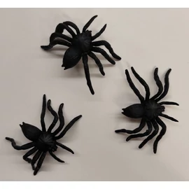 *61732 DEKOR Halloween fekete pók kb.6cm.