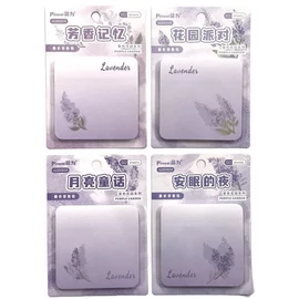 *61889 NOTES ÖNTAPADÓS Levendulás 72*72mm 60lap 330318