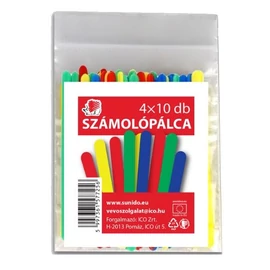 *62469 SZÁMOLÓPÁLCA müa. iskolai SÜNI  4*10db