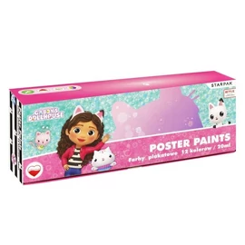 *62763 TEMPERA 12 tégelyes Starpak Gabby's Dollhause 12*20ml