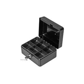*63005 PÉNZKAZETTA FOROFIS 18*15*8cm fekete   91621