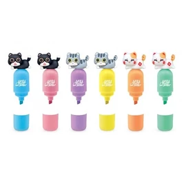 *63243 SZÖVEGKIEMELŐ  LEBEZ Mini Cats 82070
