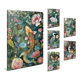 *63307 BEÍRÓFÜZET GIPTA Garden sima 60l 13*21cm keményfedeles 8429