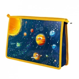 *63360-002 IRATTASAK zippes ARGUS A4+ notebook tartó 33*23*8cm  1668- (Cosmic Adventure, 086100171)