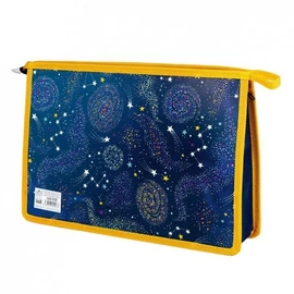 *63360-002 IRATTASAK zippes ARGUS A4+ notebook tartó 33*23*8cm  1668- (Cosmic Adventure, 086100171)