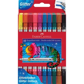 *63423 ROSTIRON 10 FABER Castell kétvégű, csillámos Duable-Ended   151107
