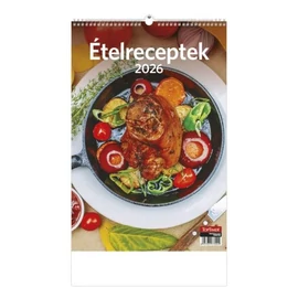 *05326 FALINAPTÁR 2026 recept Ételreceptek T094-09 spirálozott 22*33