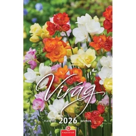 *27363 FALINAPTÁR 2026 Virág CSG spirálozott FN085  21*32cm