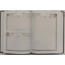 *30387 HATÁRIDŐNAPLÓ 2026 B6 napi Szekszárd varrott Rebel agenda